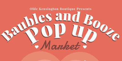 Baubles and Booze Pop Up Market