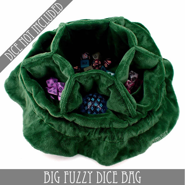 Big Fuzzy Dice Bag - 6 Colors: Tan