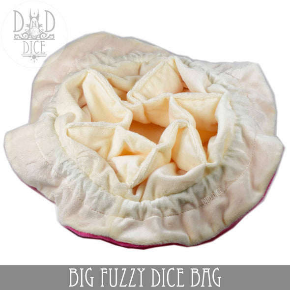 Big Fuzzy Dice Bag - 6 Colors: Tan