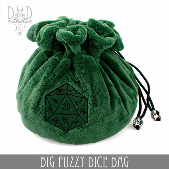 Big Fuzzy Dice Bag - 6 Colors: Tan