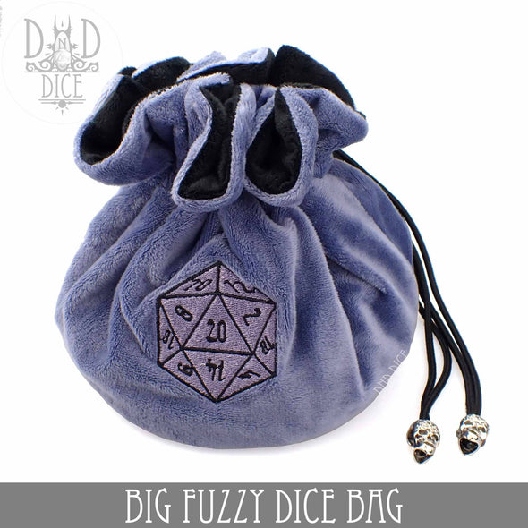 Big Fuzzy Dice Bag - 6 Colors: Tan