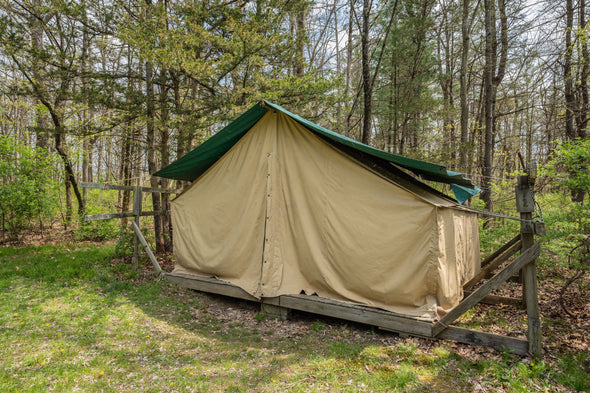 Platformed Vinyl Tents