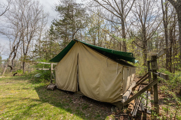 Platformed Vinyl Tents