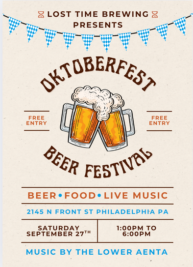 Lost Time Brewing Oktoberfest Vendor Fee - 10'x10'