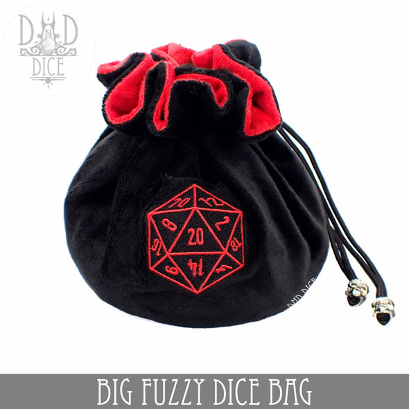 Big Fuzzy Dice Bag - 6 Colors: Tan