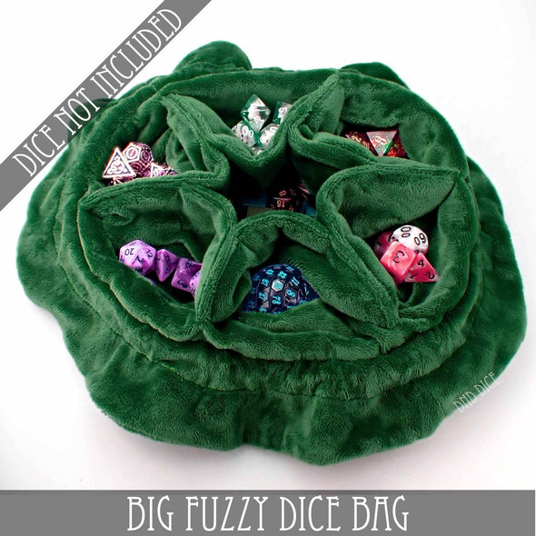 Big Fuzzy Dice Bag - 6 Colors: Tan