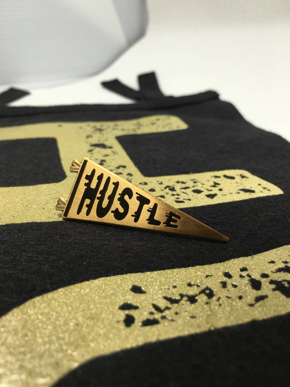 Hustle Pennant Pin
