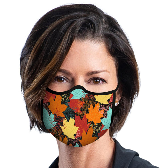 SALE Leaves Print Reusable Fabric Mask