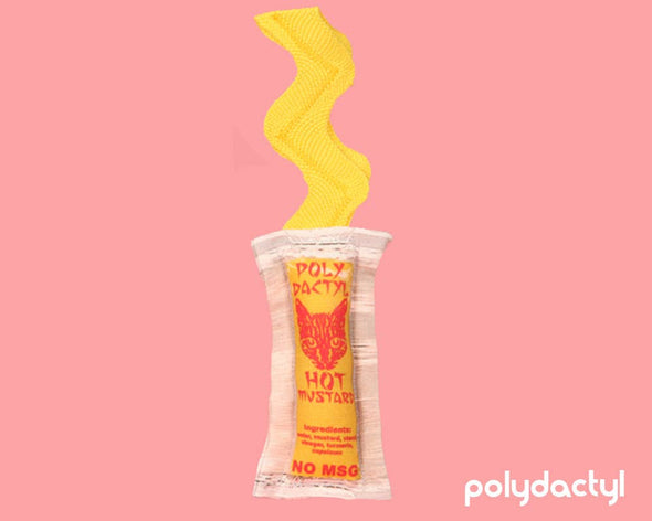 Asian Hot Mustard Sauce Chinese Takeout Packet Catnip Cat Toy