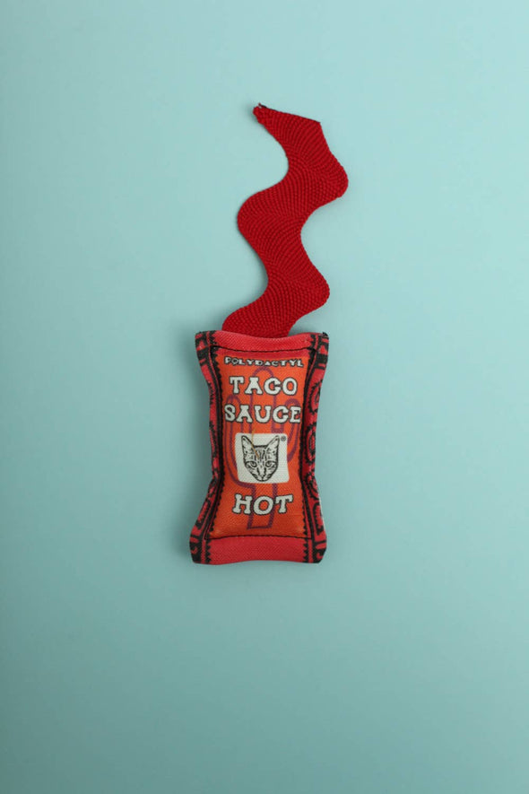 Hot Taco Sauce Cat Toy