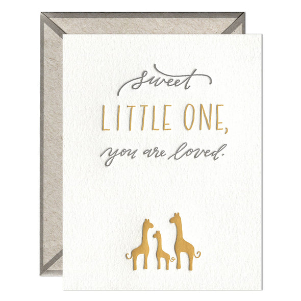 Sweet Little One - greeting card