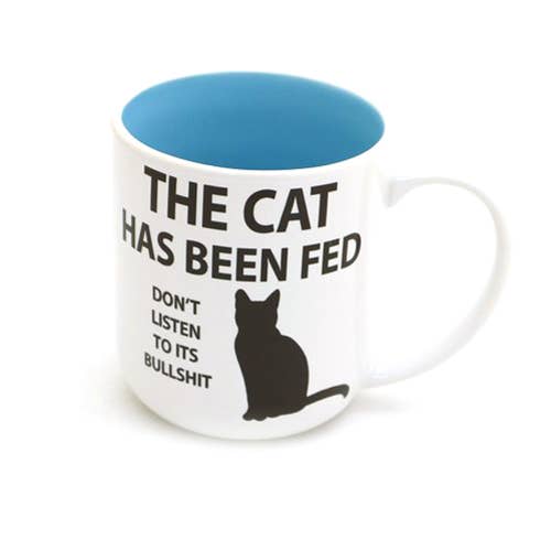 The Cat Has Been Fed - Mug