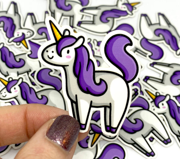 Mini Unicorn Vinyl Sticker