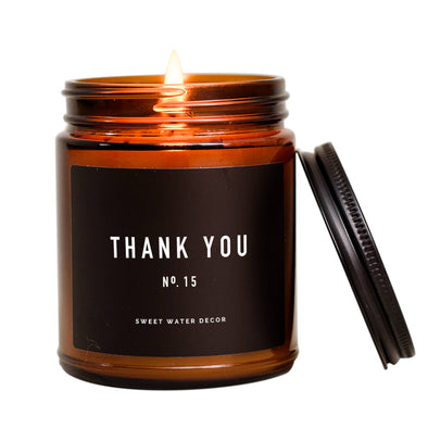 Thank You! Soy Candle | Amber Jar Candle