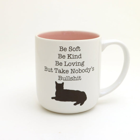 Advice from the cat: Take Nobody's Bullshit - Mug