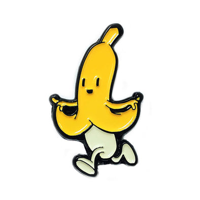 Running Banana Enamel Pin
