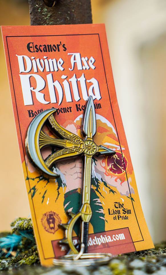 Divine Axe Rhitta Bottle Opener Keychain