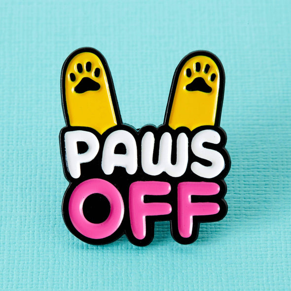 Paws Off Soft Enamel Pin