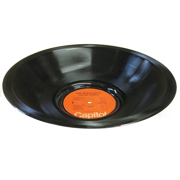 Smooth Vinyl Record Bowl