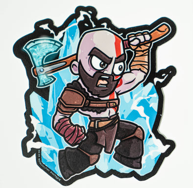 Kratos Leviathan Axe Character Sticker