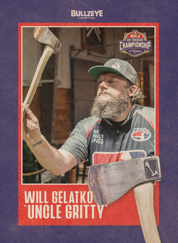 Bullzeye 12 Pack Of Custom Axe Throwing Trading Cards - Your Images